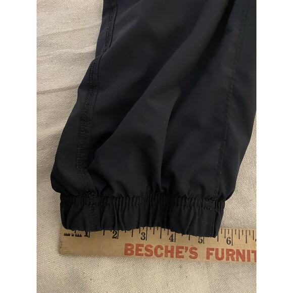 Eddie Bauer Stretch Cargo Jogger Women Size 8 Black 5 Pockets Fleece Lined Pants - Picture 14 of 14